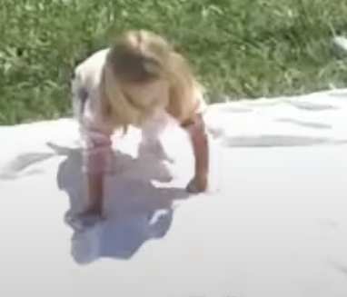 Shaving Cream “Ice Skating”